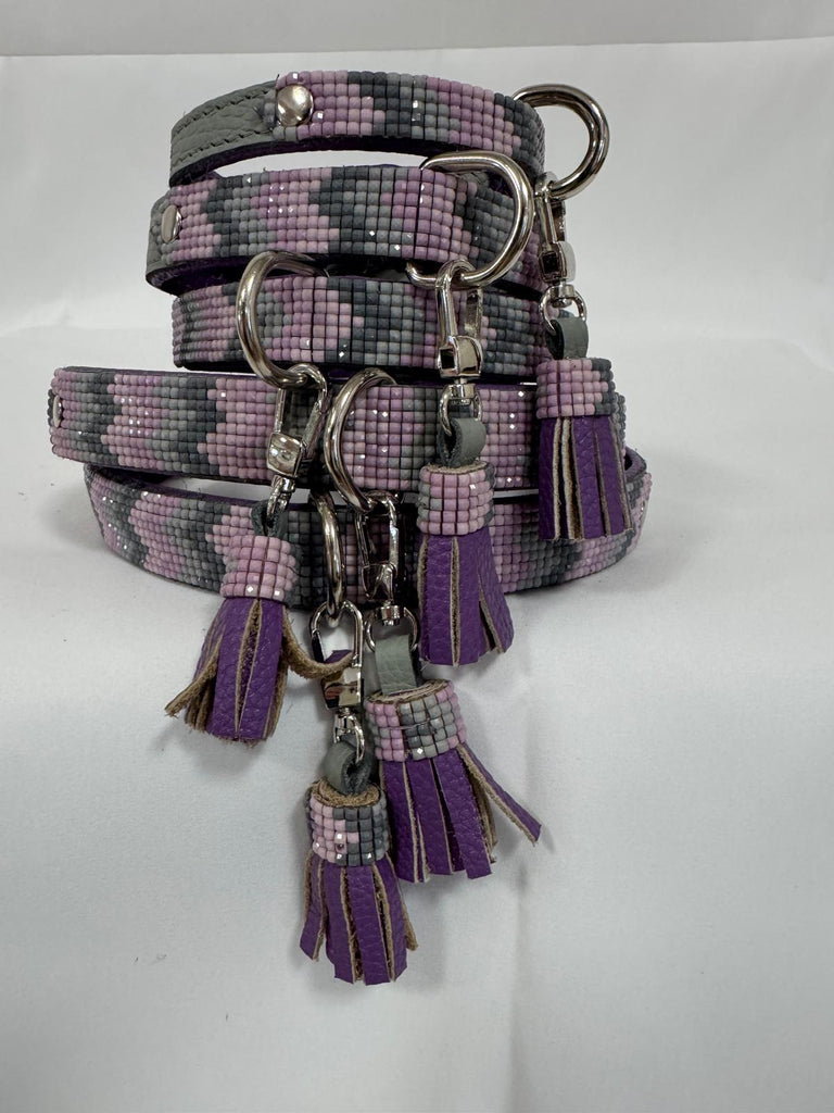 Collier en cuir fait main perles