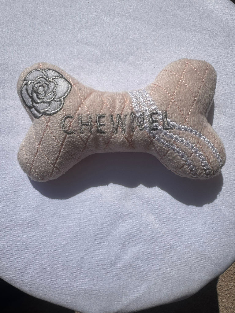 Peluche chic en forme d'os