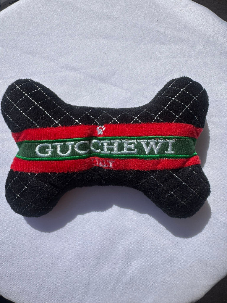 Peluche chic en forme d'os
