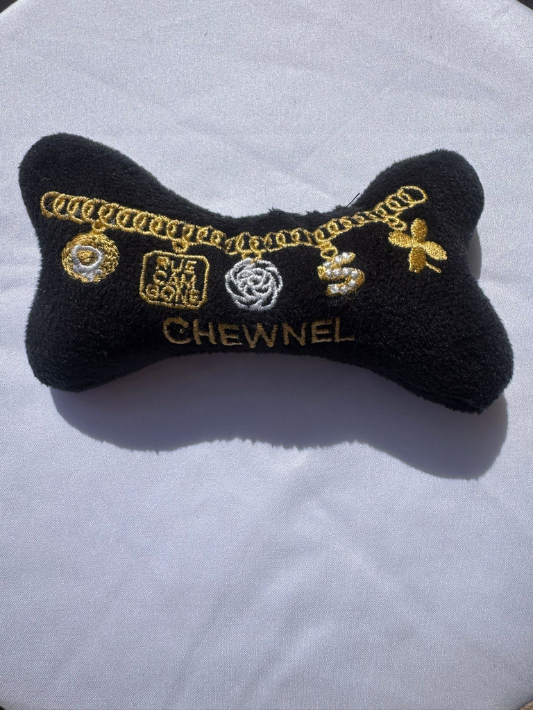 Peluche chic en forme d'os