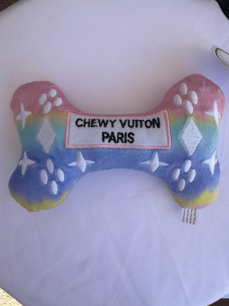 Peluche chic en forme d'os
