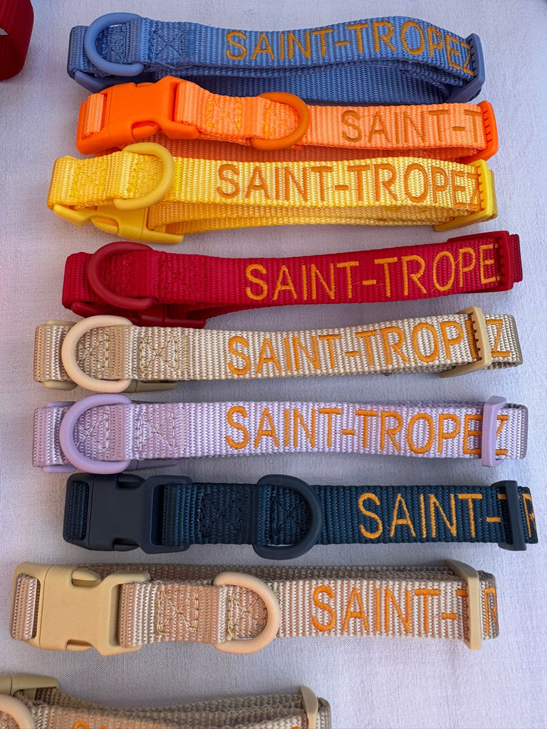 Collier brodé Saint-Tropez en nylon